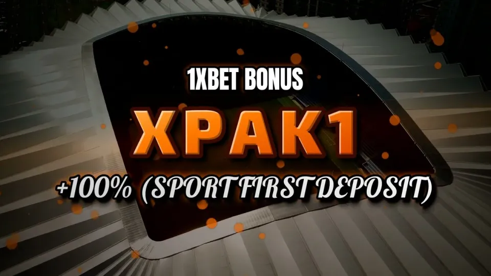 1xbet welcome bonus, how the first deposit offer and promo code XPAK1 work